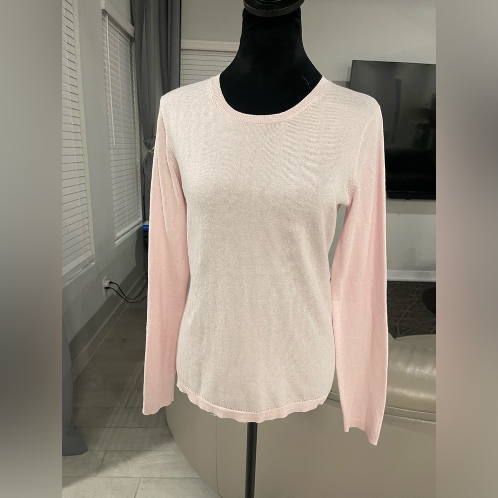 ALASHAN Sweater Cotton Cashmere Long Sleeve Top S